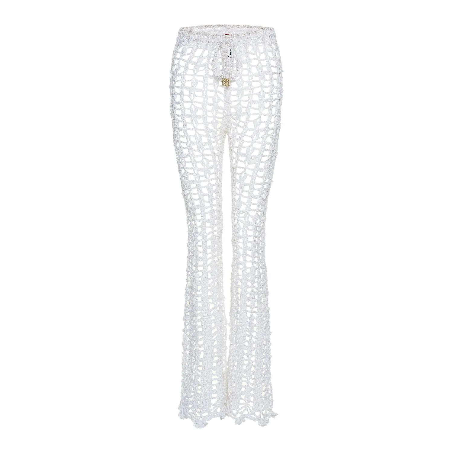 White Vanilla Handmade Crochet Pants