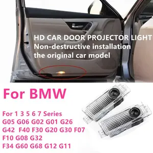 Led Lamps Car Door Light Luces Projector For BMW 1 3 5 6 7 Serie X1 X3 X5 X6 F10 E92 G30 E87 E61 E70 E71 E90 E91 F30 F20