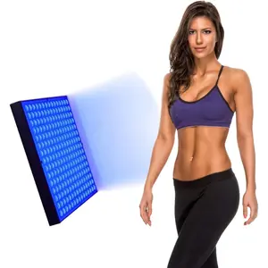 45W Tanning Lamp, UV Tanning Lamp with 225 LEDs for Bronze Glow - Home Portable