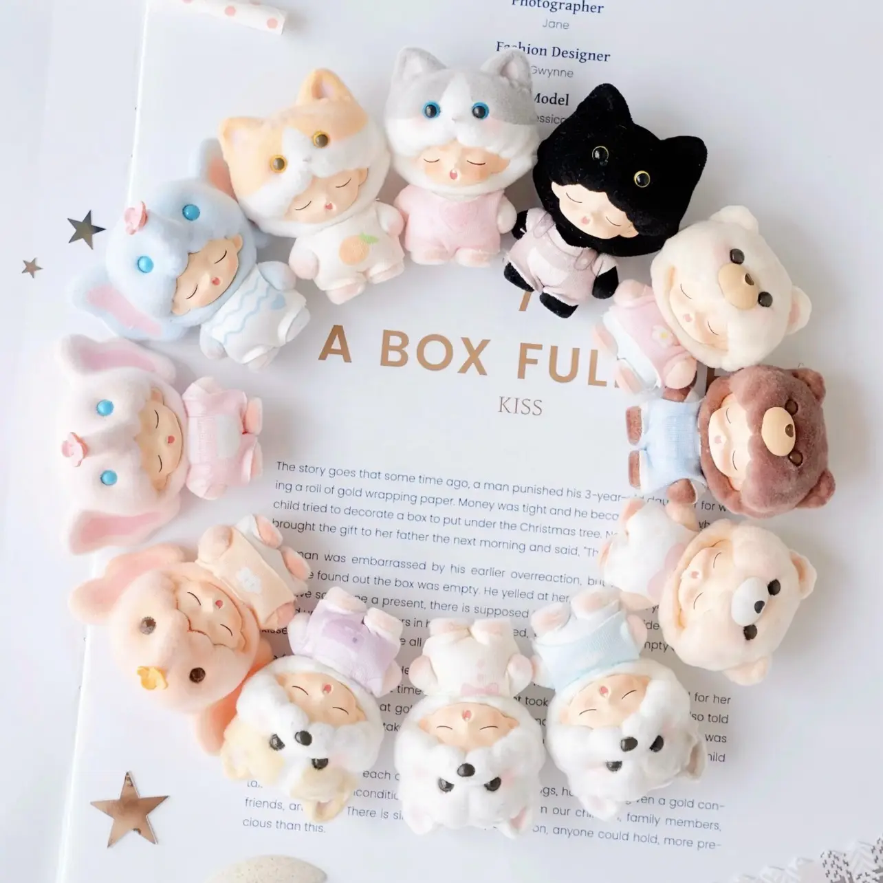 （022）- YUMO Cute Pet Family Mini Series Soft Collectibles (Hidden Style Probability: 90:1)