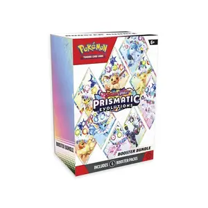 Pokemon Prismatic Evolutions Booster Bundle (6 packs the box is not shrink wrapped came from Sam’s bundle)