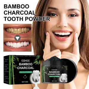 EELHOE Bamboo Charcoal Tooth Powder, Beauty & Personal Care Oral Care Product for Teeth Whitening, Stain and Dirt Removal, and Breath Freshening