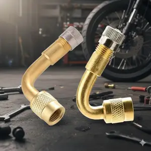Universal Tire Valve Extension Kit - Flexible Air Valve Stem Adapter for Cars, Motorcycles, Bikes & ATVs. Easy Tire Pressure Check & Inflation Tool, Durable Multi-Scenario Maintenance Aid, Fits Most Valve Types.