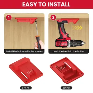 5-Piece High-Quality Mivochi 18v Battery Base, Compatible with Bl1860/bl1850/bl1840, Durable Abs Material, Ideal for Garage & Workshop Use, Tool Accessories, Power Tool