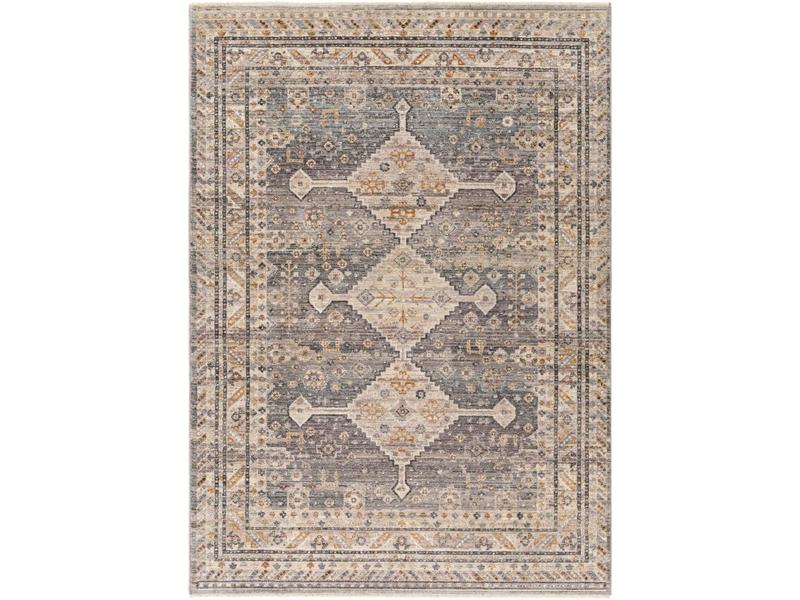 Livabliss Aida Machine-Woven Rectangular Soft Decorative Area Rug (AAD2305-2211) - 2 ft. x 2 ft. 11 in. Oblong, Beige/Brown/Gray Cool-Toned Dual-Color Durable Polyester Medium Pile Indoor Home Decor Rug with Natural Charm, Rectangular Soft Rug
