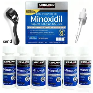 Kirkland Minoxidil 5% for Men & Women Universal Solution for Pattern Baldness & Thinning Liquid Hair Growth Booster 3-Month Supply| Targets Hair Thinning at the Root, -Enhances Hair Density & Supports Healthy Growth, Dermatologically Tested