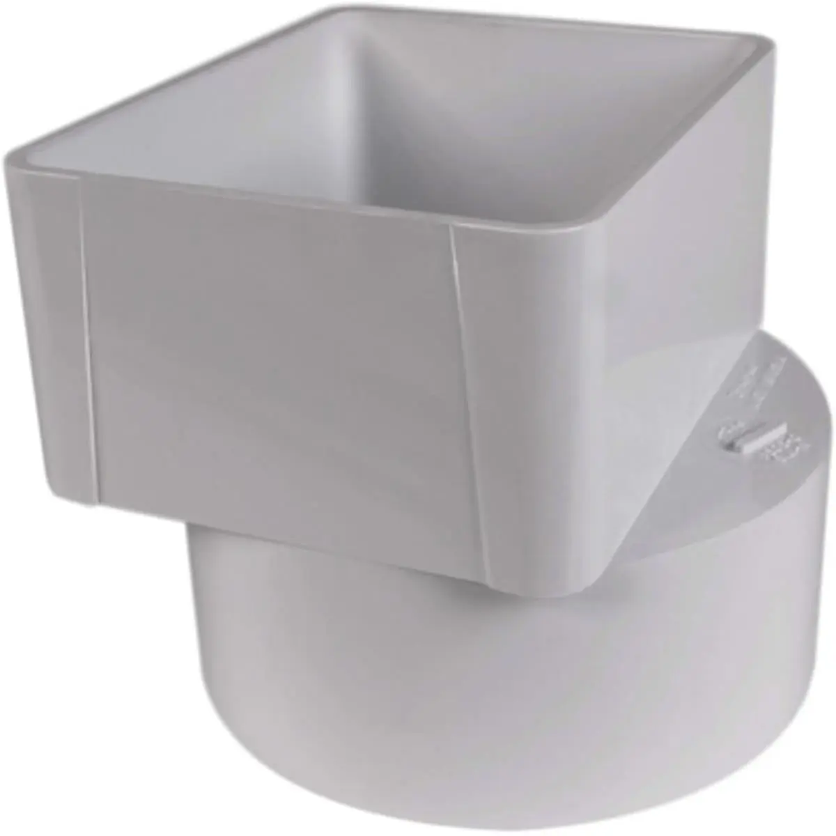 212 MAIN Tigre USA 254687 PVC Off DNSPT Hub/Spigot Adapter, 3 x 4 x 4 in. 3x4x4" Rainwater Gutter Downspout Component for Household Appliance Systems, Connects Pipes, High-Quality Modern Products