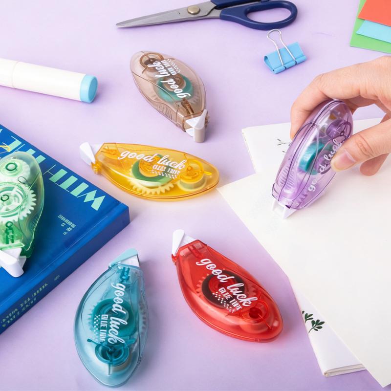 Scrapbook Tape, 5 Pack Double Sided Tape Roller for Crafts, Adhesive Glue Runner Scrapbooking Supplies Journaling School Office Teacher Supplies, 0.3IN x 26FT