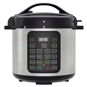 【Deal】Sweet Furniture 9-in-1 Electric Pressure Cooker 6 Quart, Steamer, Yogurt Maker, Rice, Egg Cooker, Multi-Functional Smart Pot, Stainless Steel