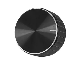a09101400ux0130 Black Aluminum Volume Control Amplifier Knob Wheel