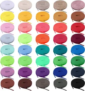 40 Pairs Colored Shoe laces Flat Shoelaces Multipack Shoestrings for Sneakers Skates  Shoes Boots (40 Colors)