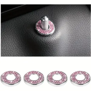 Sparkle Up Your Car Interior With Bling Inner Door Lock Cover Stickers! Car Accessories Car Interior Decor