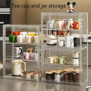 Multi-Layer Blind Box Storage Display Case for Action Figures, Transparent Showcase for Collectibles & Cake Presentation, Versatile Organizer, Clear Storage Box