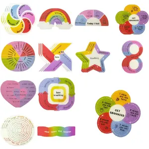 36Sensory Stickers for   - Calm Strips with 2 Textured Surfaces- Adhesive Sensory Strips-Soft  & Easy Peel - Ideal   Items for Adults & Teens (12Styles) (36)