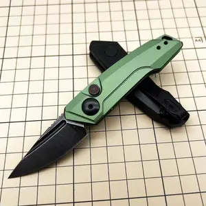 KS 7250 Pocket Folding Knife 8Cr13MoV Blade Aluminum Alloy Handle Outdoor Camping Fishing Everyday Carry Knives