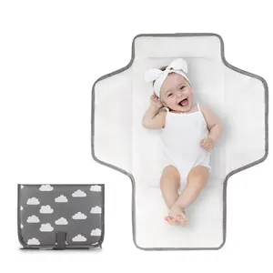 Baby Changing Pad, Portable Foldable Waterproof Baby Changing Mat, Baby Travel Essentials, Baby Nappy Changing Mat, Baby Travel Accessories