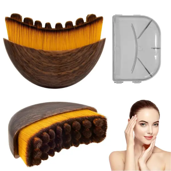 2 PCS Lymphatic Contour Face and Body Brush for Jawline & Chin Sculpting – Dry Brushing Massager for Lymphatic Drainage & Facial Fatigue Relief, Ergonomically Designed to Fit The Skin Precisely summervibes️