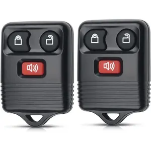 New Upgrade 3 Buttons Remote Key Fob Remote Compatible with Ford 1998-2016 F150 F250 F350 Escape Expedition Explorer Ranger Lincoln（CWTWB1U331 CWTWB1U345） 2 Pack