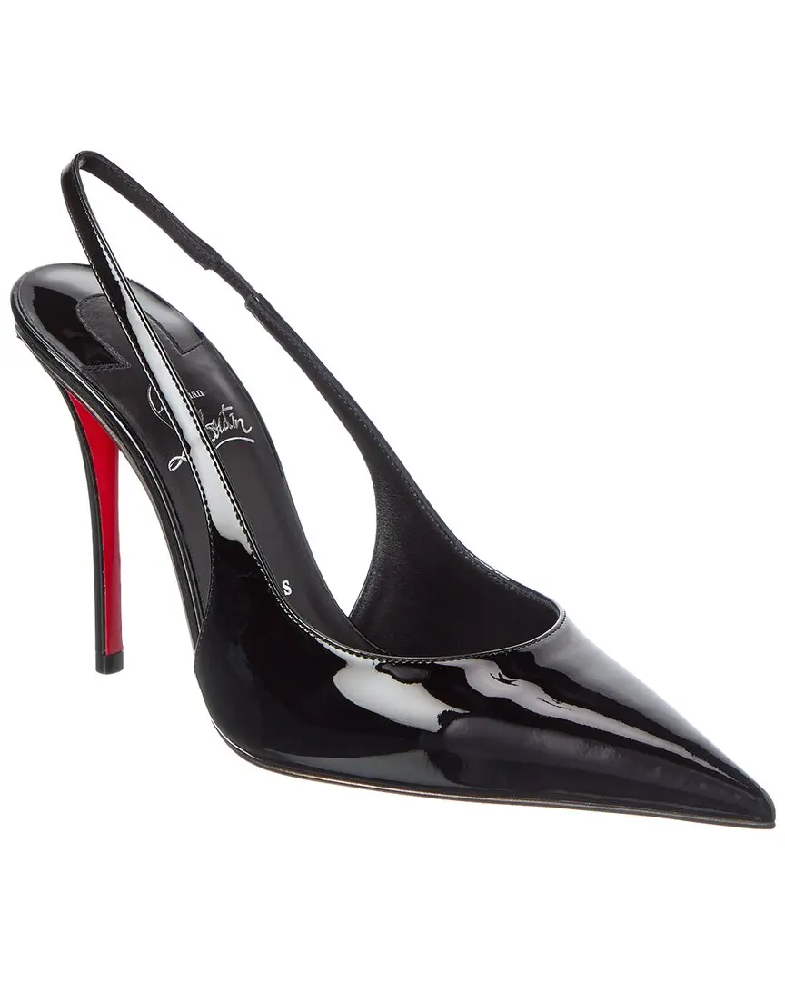 Christian Louboutin Miss Z 100 Patent Slingback Pump