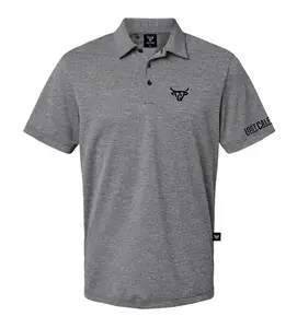 Lost Calf Polo - Heather Grey