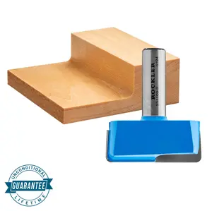 Rockler Slab Flattening Router Bit, 2'' Dia. x 11/16''H x 1/2'' Shank