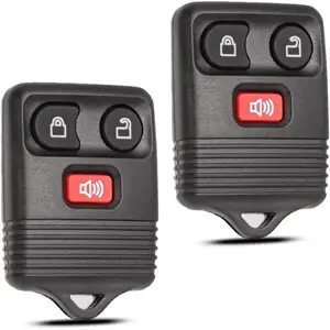 Key Fob Keyless Entry Fits for Ford F150 F250 F350 Explorer Expedition 1998-2016 / Ranger Escape Edge E150 Freestar / Lincoln Navigator Mazda 3 Button Remote Control Replacement CWTWB1U345