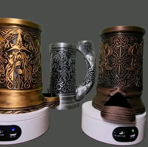 Wizard Dice Tower Can Holder Mug 12 or 16oz Cup Drinkware Tumbler Koozie Cozy