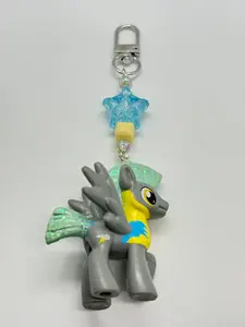 Male Pony Character Keychains – Nostalgic 2000s Cartoon Bag Charm (7 Styles Available)