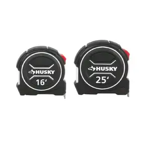 Husky 2pk 16 and 25ft Tape Measure Set for Accurate Measurement