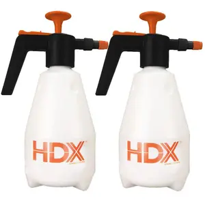 56oz Handheld Multi-Purpose Pump Sprayer (2-Pack), Lock-On Trigger, Pre-Assembled Pack