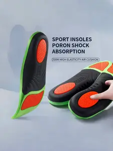 High Arch Support Sports Insoles, Sport Performance Insoles, Plantar Fasciitis Insoles, Shock Absorbing Insoles, Shock Absorption Comfy, Durable, Breathable, Odor Resistant, Ergonomic Fit for Sneakers, Casual Shoes, Hiking Boots