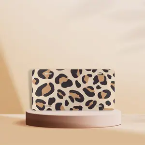 Cheetah Print License Plate - Black and Beige Animal Pattern, Heavy-Duty Aluminum Standard American License Plate ( 6x12inch ) - Pre-Drilled for Easy Installation, Car Decoration Accessories - Made in the USA - Perfect Gift for Animal Lovers, Car Styling,