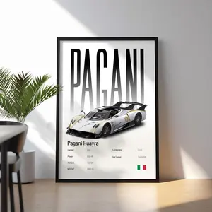 Pagani Huayra R Evo Poster | Car Print | Hypercar Poster