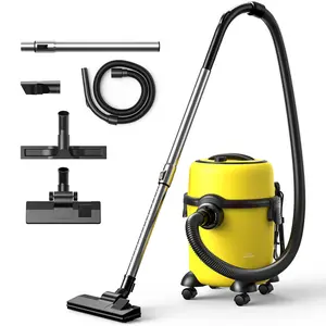 1200W Wet & Dry Shop Vacuum, Portable 5-Gallon Vacuum Cleaner with Strong Suction for Garage, Workshop, Yard & Home Renovation Multifunctional Reliable