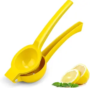 [New Deal] Metal Manual Hand Lemon Squeezer, Kitchen Utensils, Citrus Juice Extractor Tool for Lemons & Limes, Dishwasher-Safe Kitchenware