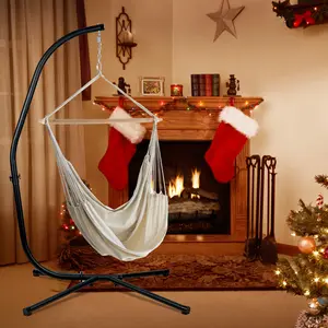 Aoodor Hammock Steel C Stand - 300 LBS Capacity, Black