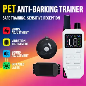 Supply 3-in-1 Dog Training Collar Kit Non-Waterproof Transmitter E-Collar Plastic IP67 GPS Navigator Android dog training collars bark stopper smart pet