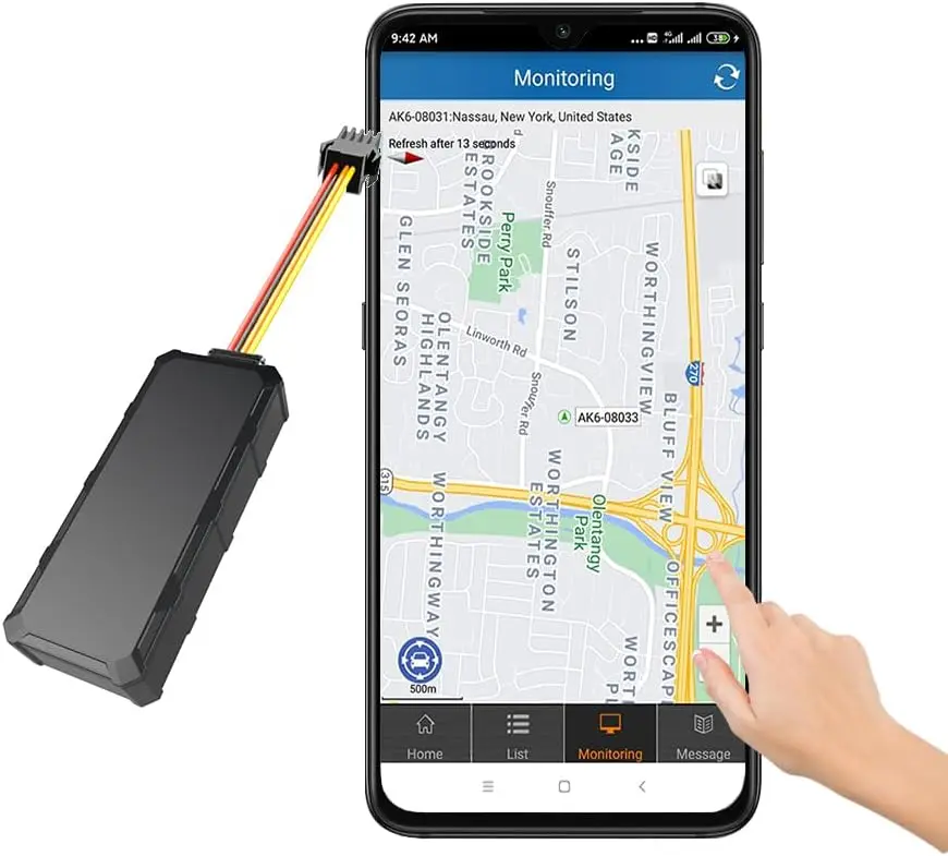 Hard Wired GPS Tracker for Vehicles One Month Subscription Included 4G Hardwired Car Tracker Device for Vehicles with Kill Switch Fleet GPS Tracker for Trailer Truck Motorcycle