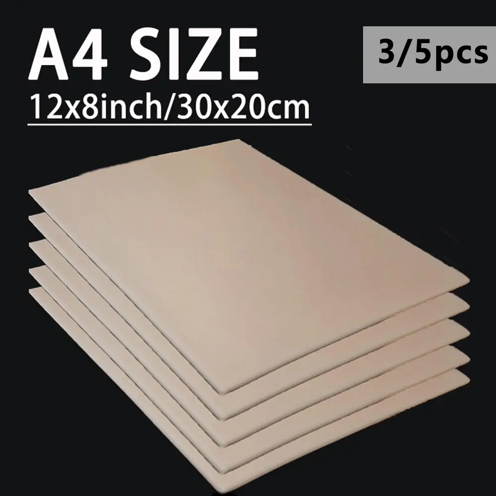 A4 Tattoo Practice Skin Sheets, 3mm Thickness ，8*10inch Dual-Sided Silicone Micro Blade Training Skins, Suitable for Beginners & Professionals，3pcs/5pcs, Tattoo Supplies, Tattoo Equipment Supply