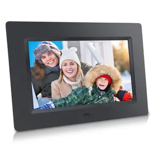 Sonicgrace 7 Inch Digital Photo Frame, 1024x600 HD Resolution, Mother's Day Gift，Auto Slideshow, Support up to 32GB SD Card/USB Drive,  Calendar/Clock function, Plug and play