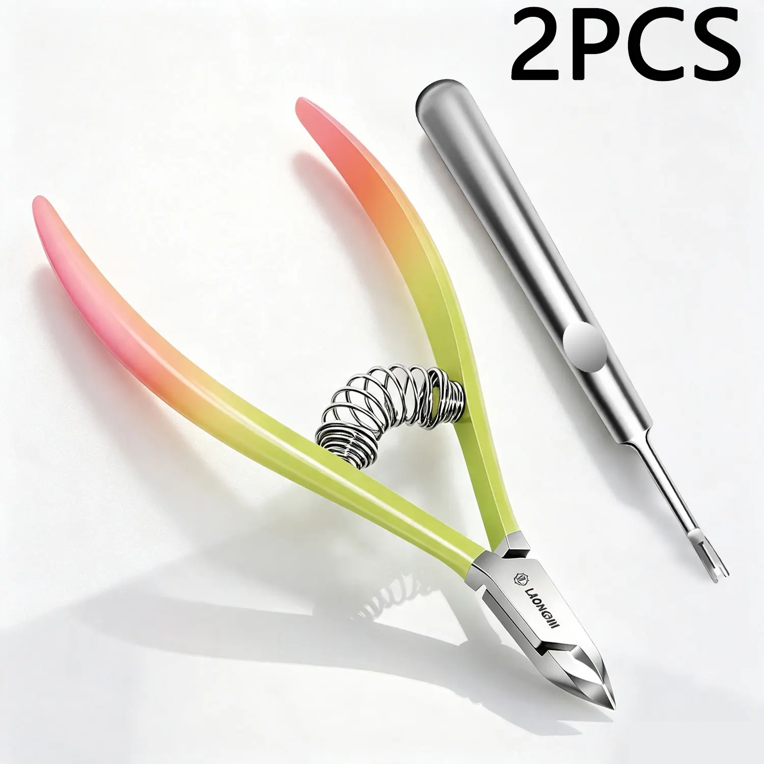 Stainless Steel Professional Cuticle Nipper - Sharp Trimmer for Hangnails, Dead Skin, Precision Nail Groove Cleaner with Non-Slip Handle, Manicure & Pedicure Tool for Home, Salon Use