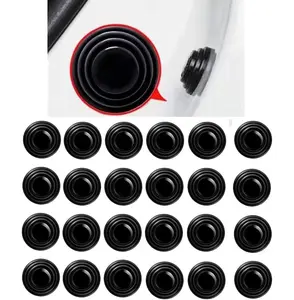 24PCS Car Door Shock Absorber Cushion Gasket Decoration Sticker Shock-Absorbing Gasket Anti-Collision Gasket Car Accessories