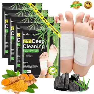 Bamboo Charcoal Foot Detox Patches Natural Herbal Pads for Stress Relief Toxin Removal Better Sleep Gentle Cleansing with Charcoal Dandelion Root Organic Wellness Relaxing Therapy Care Alternative Fitness Treatment Healthy Therapeutic Healthcare