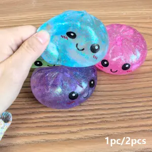 Random Color Simulation Flash Dumpling Pressure Ball, Fidget Squishes Squishy Maltose Dough Ball, Decompression Fidget Toy, Fun Stress Relief, Decompression Squeeze