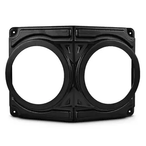DS18 EN-OSP62 ABS Plastic Universal Overhead Flat Mount Dual 6.5" Speaker Pod - ATV/UTV, Golf Cart, Marine Audio Mount