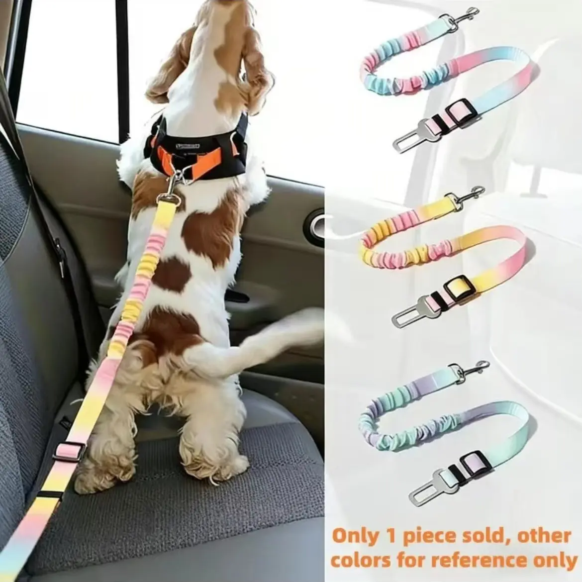 Pet Car Safety Harness, Dachshund Harness, Harness For Dachshund, Elastic Pet Leash Prevents Jumping Out, Car Seat Hook, Dog Travel Gear, Pet Car Accessories, Puppy