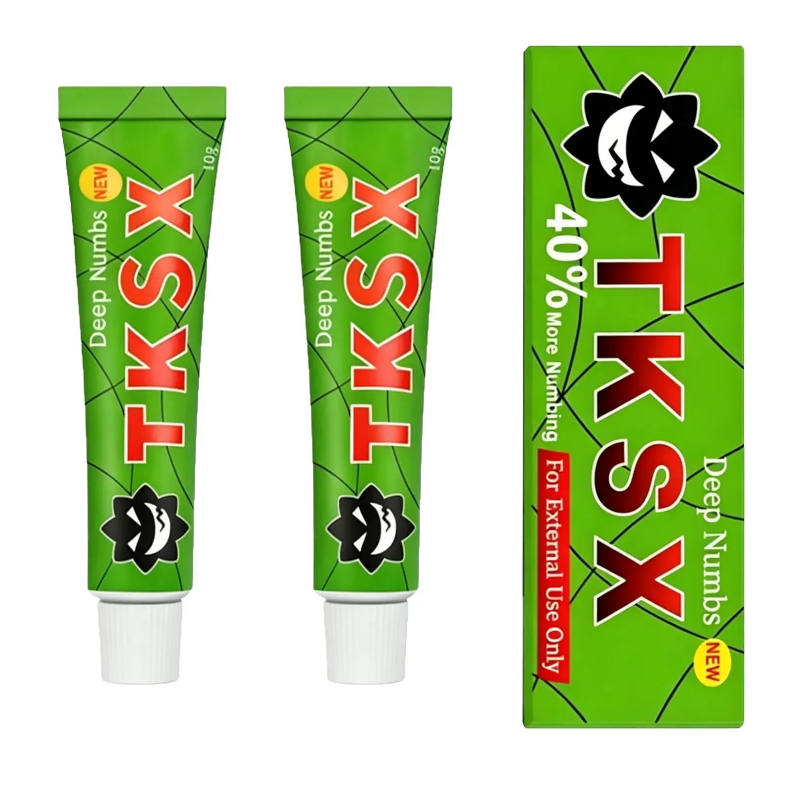 TKSX Tattoo External Cream 10g, Waxing, Microneedling | Fast Pain Relief | Lecithin Enhanced | External Use Only