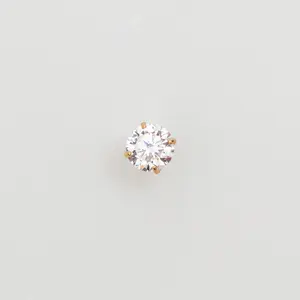 Stud Earrings .925 Silver 14kt Gold Plated