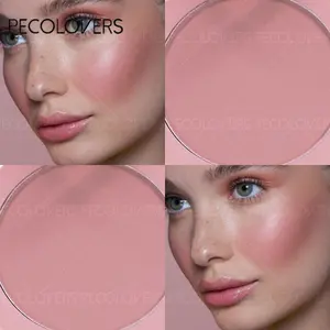 Blush Waterproof Facial Powder Blush Color Cheek Makeup Matte Makeup Natural Soft Contouring