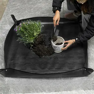 1Pcs pack, plant potting mat, thickened waterproof, Indoor planting, for indoor plant transplantation and control dirty, foldable indoor succulent, portable gardening, home gardening waterproof, balcony potting and soil changing